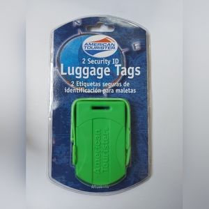 American Tourister 2 Luggage Tags, New